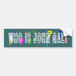 Är vem John Galt? Bildekal