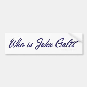 Är vem John Galt? Bildekal