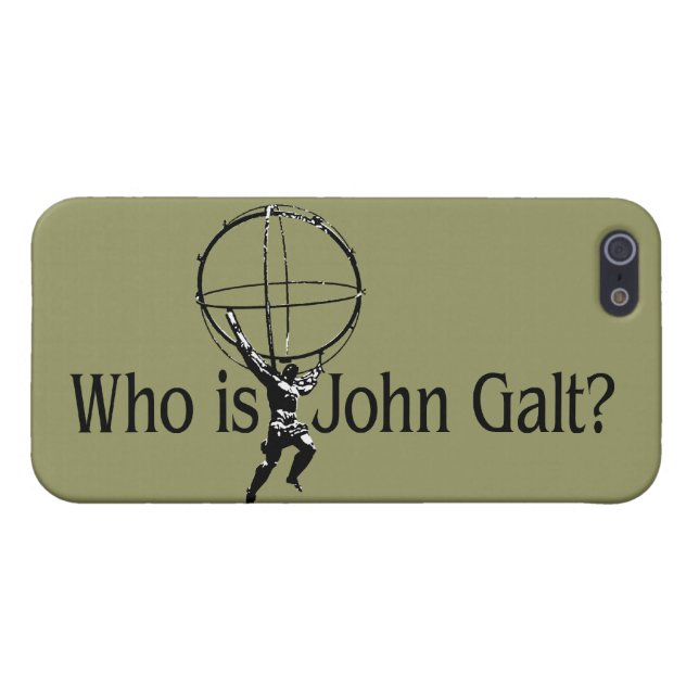Är vem John Galt? fodral iPhone5 iPhone 5 Skal (Baksidan Horisontell)