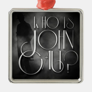 Är vem John Galt? Julprydnad Julgransprydnad Metall