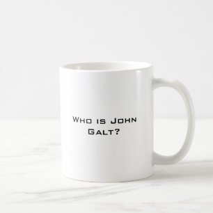 Är vem John Galt? Kaffemugg