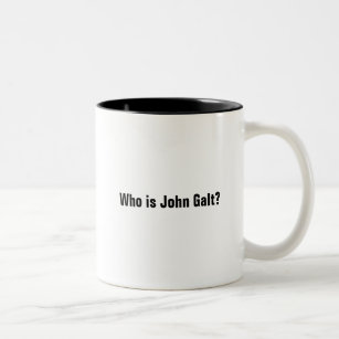 Är vem John Galt? Två-Tonad Mugg