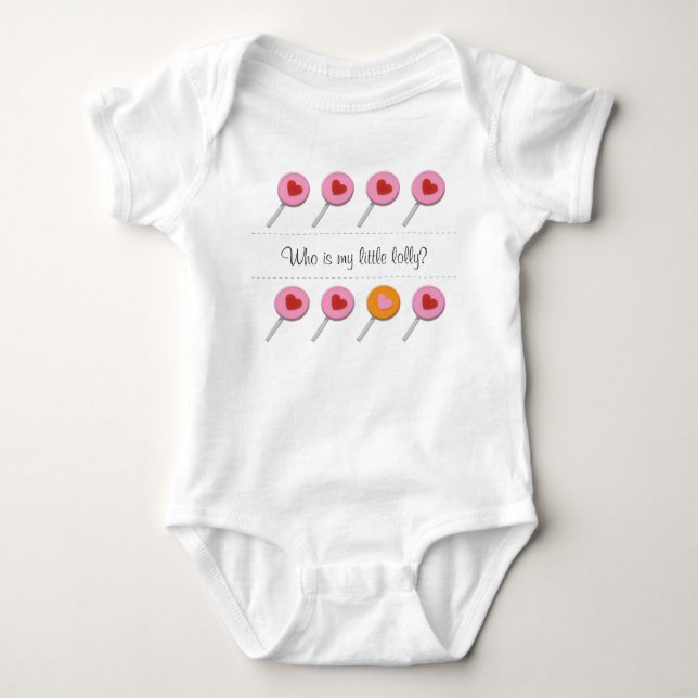 Är vem min lite Lolly? Tee Shirt (Framsida)