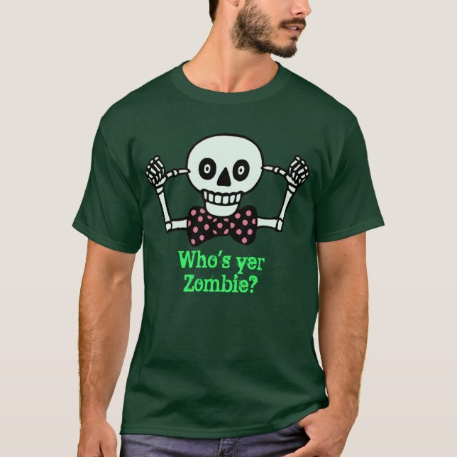 Är vem yer-zombien? tröja (Framsida)