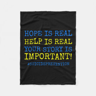 Är verkligt självmordsförebyggande - fleecefilt