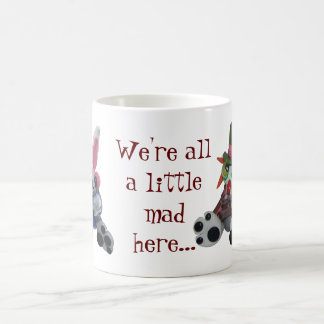 "Är vi alla en lite tokig här" kaffemugg