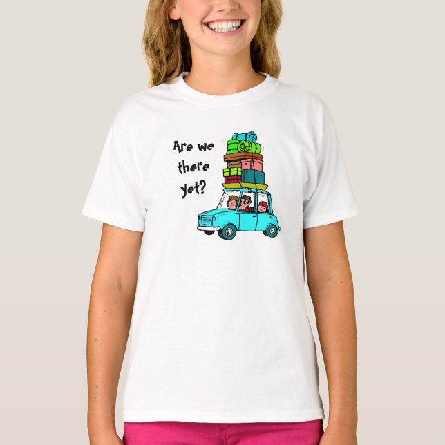 Är vi där än? tee shirt (Framsida)