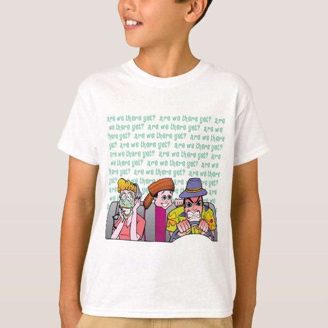 Är vi där än? tee shirt (Framsida)