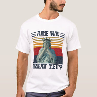 Är Vi Stora Än Anti Trump Politik Humor Staty T Shirt
