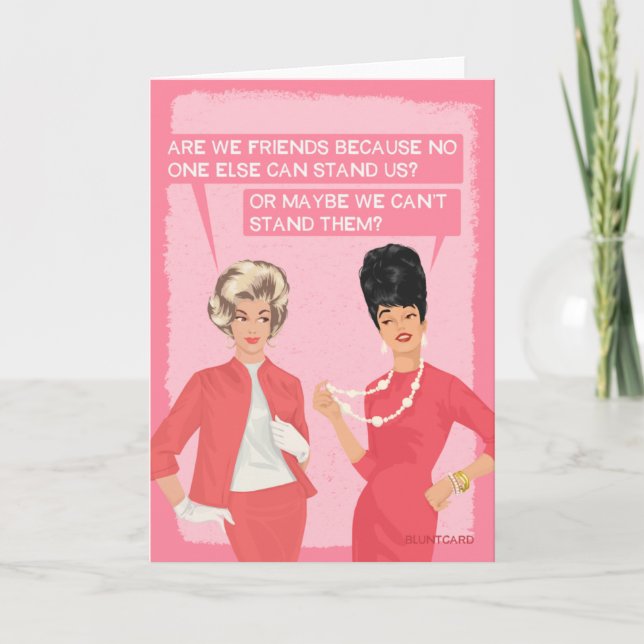 Är vi vänner? kort (Framsida)