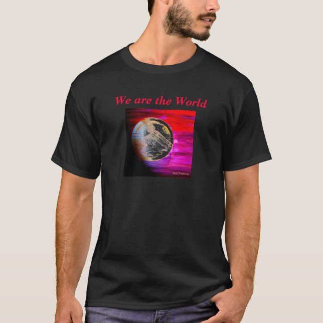 "Är vi världen ", T-shirt (Framsida)