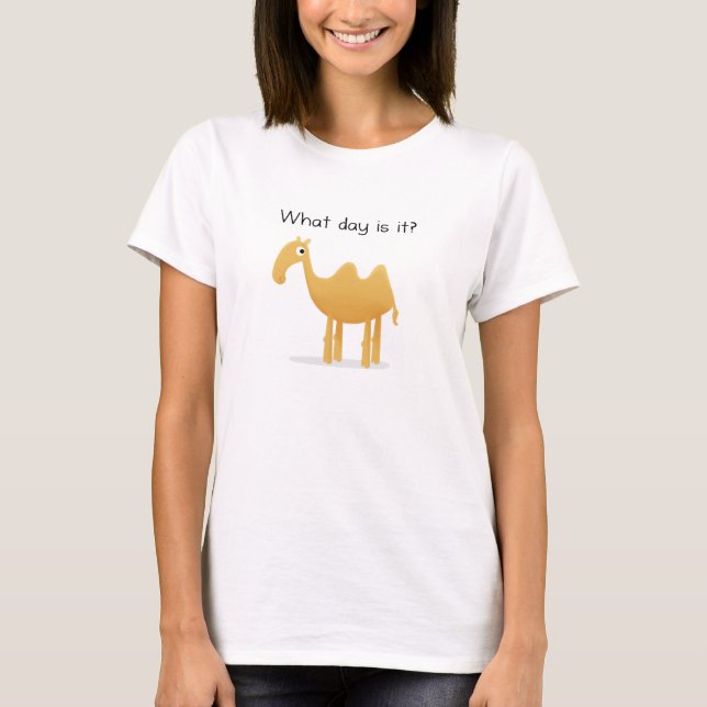 Är vilken dag det? tee shirt (Framsida)