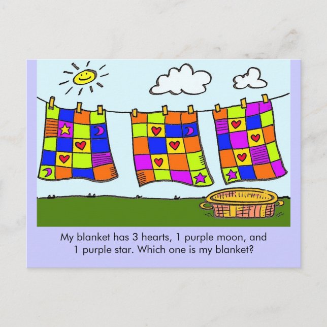 Är vilket min filt? vykort (Framsida)