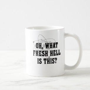 Är vilket nya helvete detta? kaffemugg