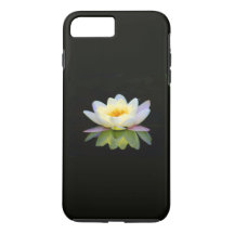 ARA ARTIST iPhone 7 fodral - WHITE LOTUS PÅ BLACK