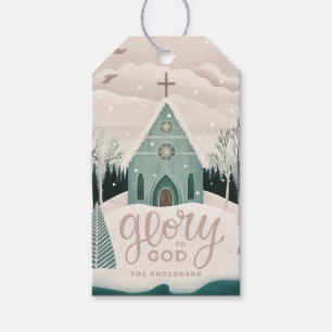 Ära åt Gud Religiös julhelgskyrka Presentetikett