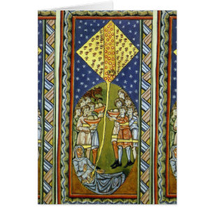ära åt Hildegard av Bingen Hälsningskort
