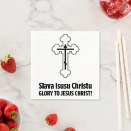 Ära åt Jesus Kristus! – Slava Isusu Christu Pappersservett