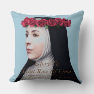Ära åt Sankta Rosa av Lima Kudde