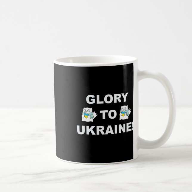 Ära åt Ukraina 5  Kaffemugg (Höger)