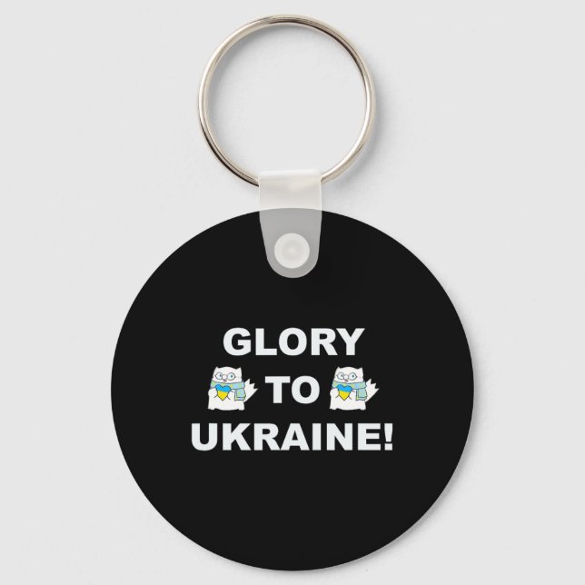 Ära åt Ukraina 5 Nyckelring (Framsida)
