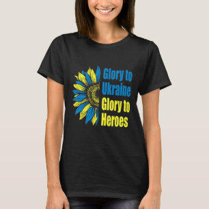 Ära åt Ukraina Ära åt Hjältar Solfrö U T Shirt