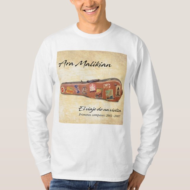 Ara Malikian - El viaje de un violín album 2018 T Shirt (Framsida)