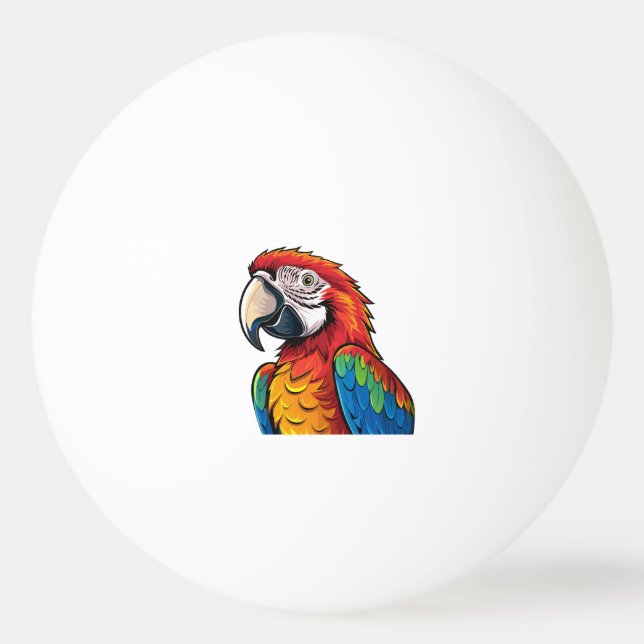 Ara papegoja pingisboll (Framsidan)