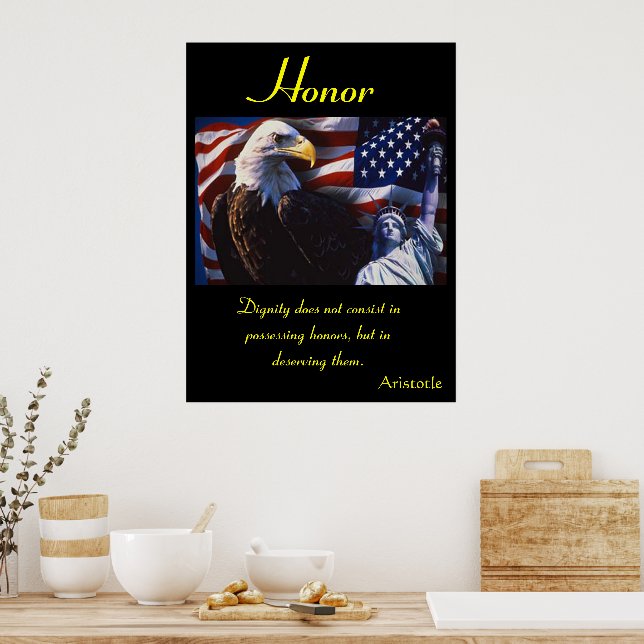 Ära rytar med oöverträffad vild styrka poster (Kök)