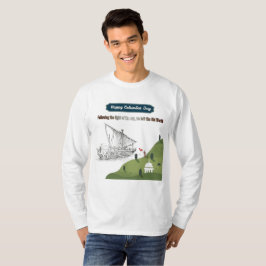 Ära till Columbus vit T Shirt