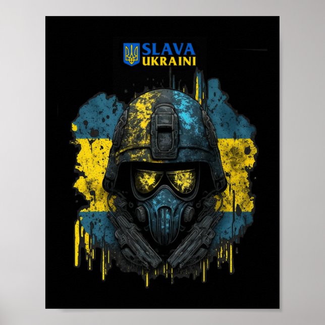 Ära Ukraina -ära åt Ukraina Poster (Framsidan)