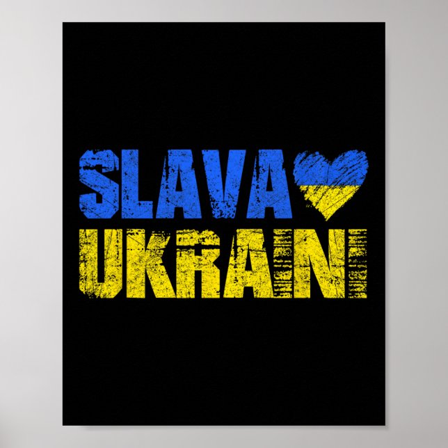 Ära Ukraina ära Poster (Framsidan)