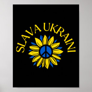 Ära Ukraina ära Stå med Ukraina Poster