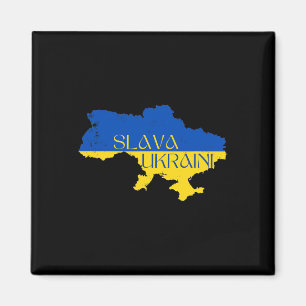 Ära Ukraina ära Stötta Ukraina Magnet
