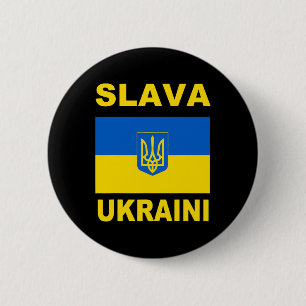 Ära Ukraina ära Stötta Ukrainsk F Knapp