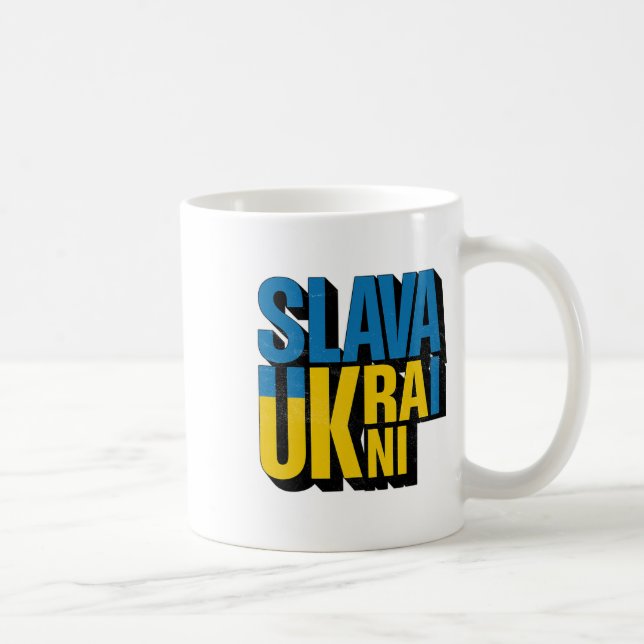 Ära Ukraina Grafik  Kaffemugg (Höger)