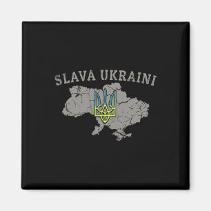 Ära Ukraina Tröja Ukraina Militär Ukrainsk Tri Magnet
