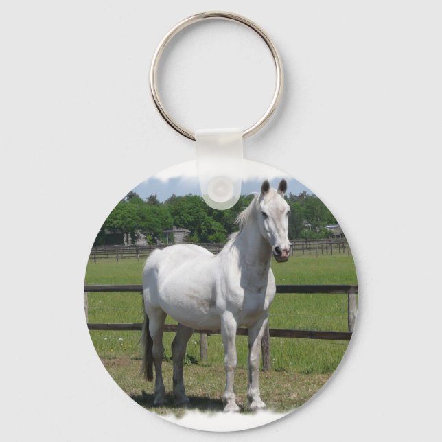 Arab Horse Keychain Nyckelring (Framsida)