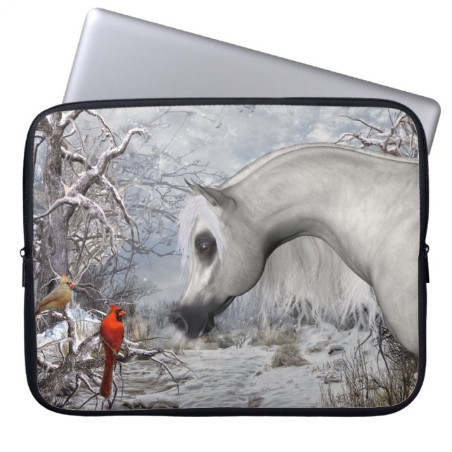 Arab- & kardinallaptop sleeve 15 flytta sig mycket (Framsidan)