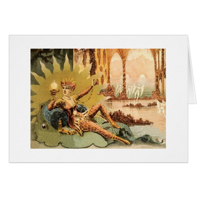 Arab på nätterna hälsningskort (Framsidan Horizontal)