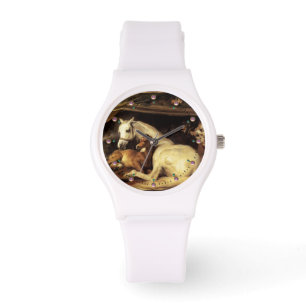 ARAB TÄLT MED HÄSTAR OCH ANDRA DJUR ARMBANDSUR