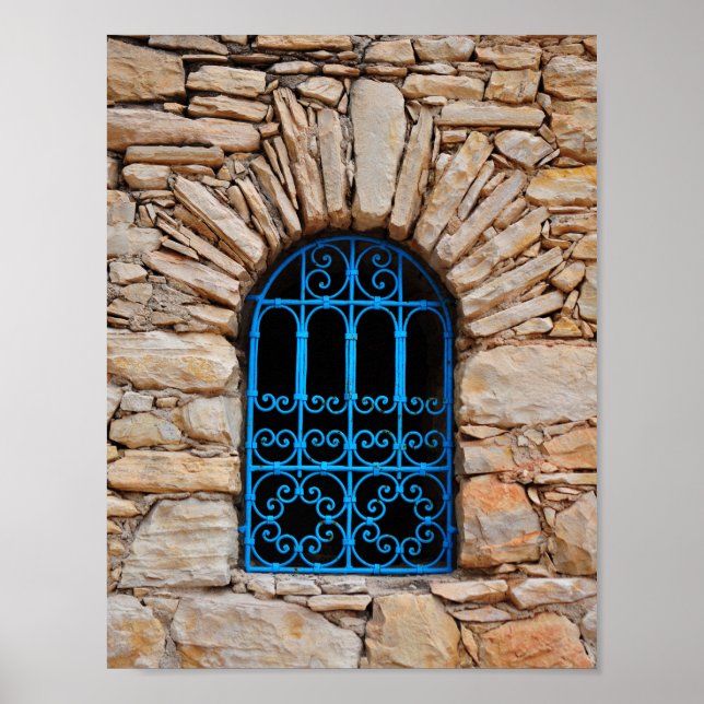 arab window morocco Archarkitektur agadir medina Poster (Framsidan)