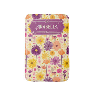Arabella Cascading Modern Blommönster Badrumsmatta
