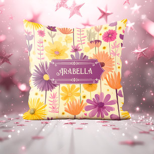 Arabella Cascading Modern Blommönster Kudde