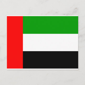 Arabemiraten Flagga Vykort