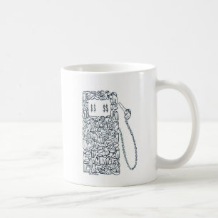 Araben gasar pumpar kaffemugg