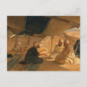 Araber i öknen, 1871 vykort