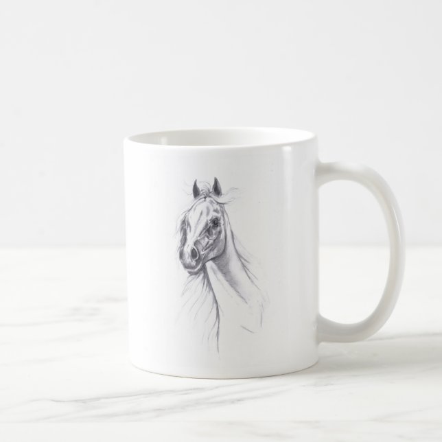 Araber rider vinden! kaffemugg (Höger)