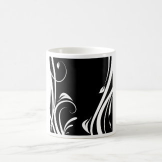 Arabesco em preto e branco kaffemugg