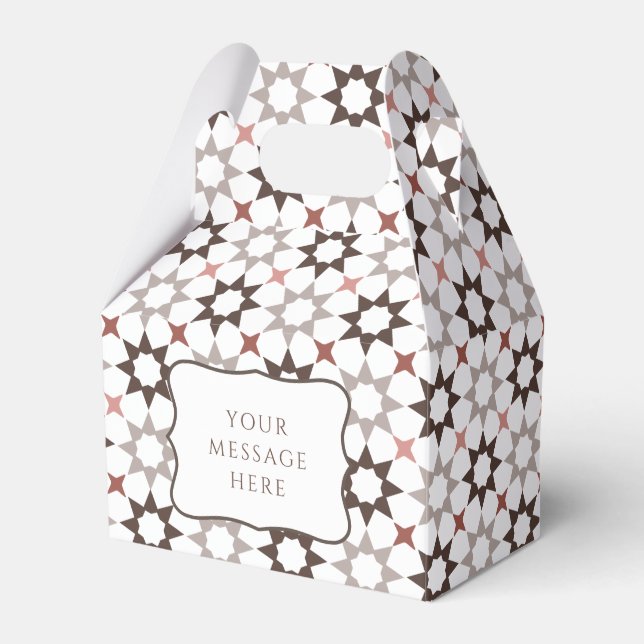 Arabesque Arabian Mönster Presentaskar (Framsidan Sidan)